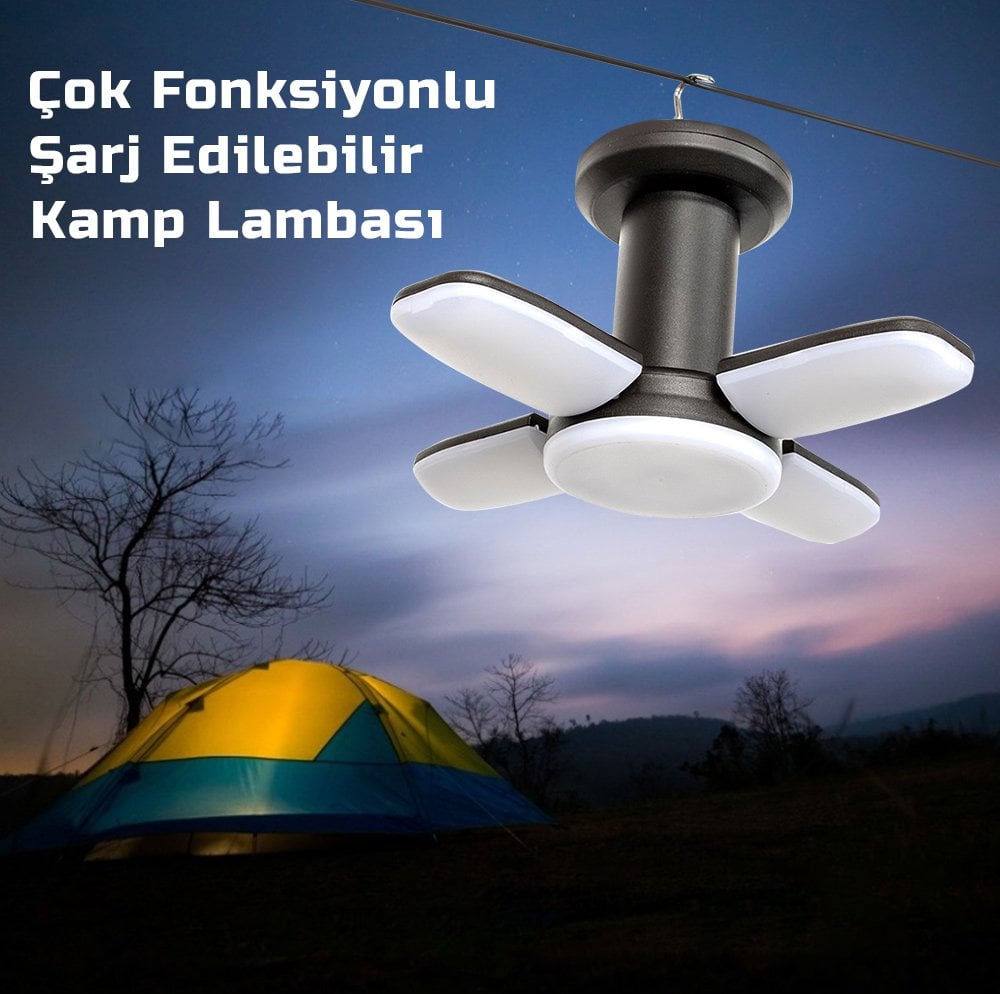 MX-Z03-2 150 Watt Usb'li Şarjlı Kamp Lambası