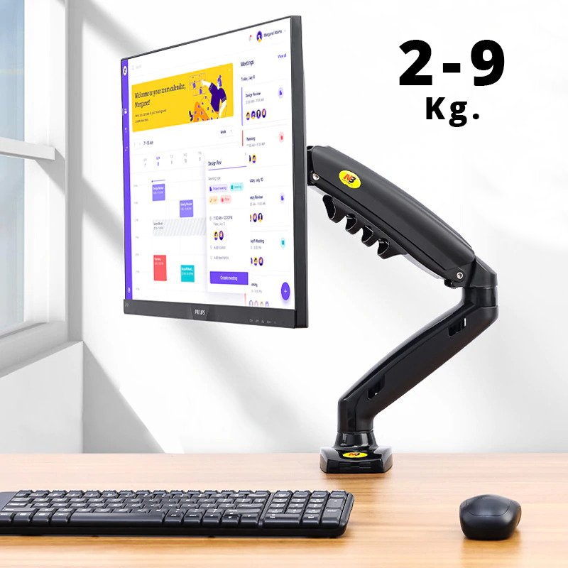 North Bayou 17-30'' Tek Kol Amortisörlü Stand Lcd-Led Monitör Tutucu Askı Aparatı F80 