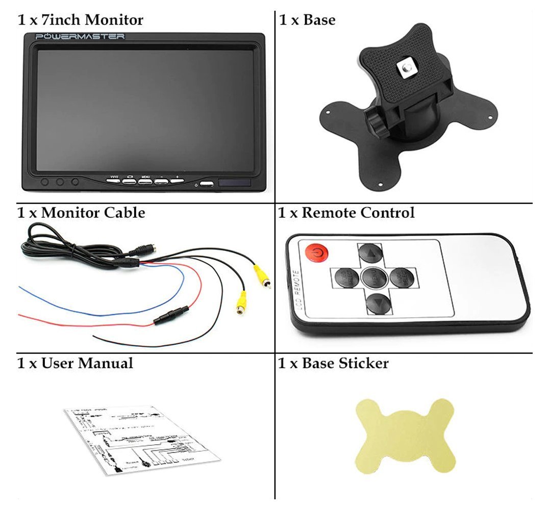 7'' 2 Kanal Dijital Monitör 15487