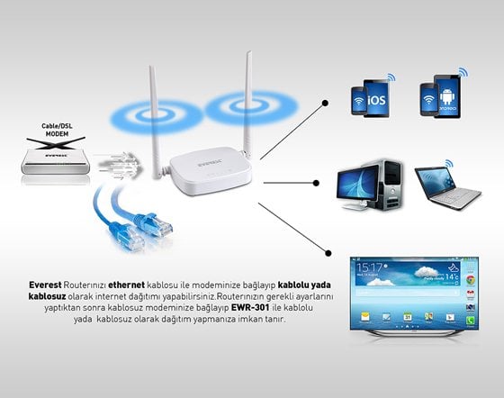 Everest EWR-301 Access Point ROuter