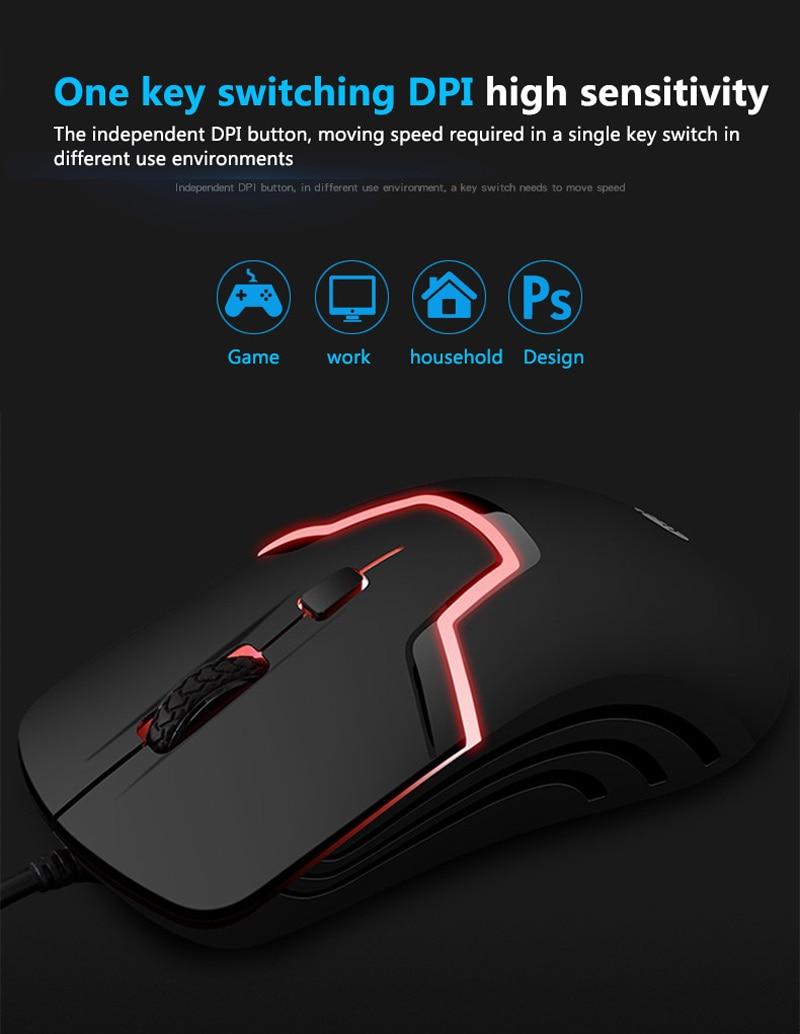  HP M100 Mouse 1600 DPI Kablolu Işıklı Gamıng Oyuncu Mouse 