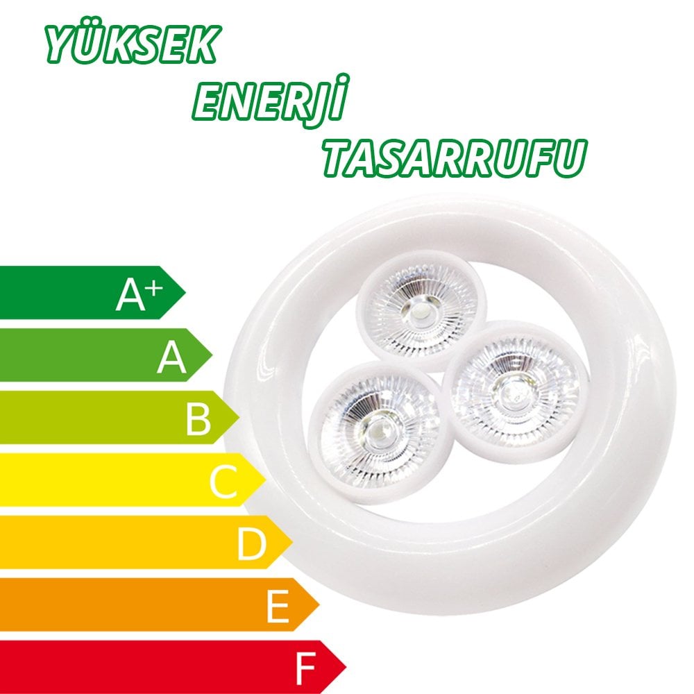  KK-901 3'lü Led Lamba