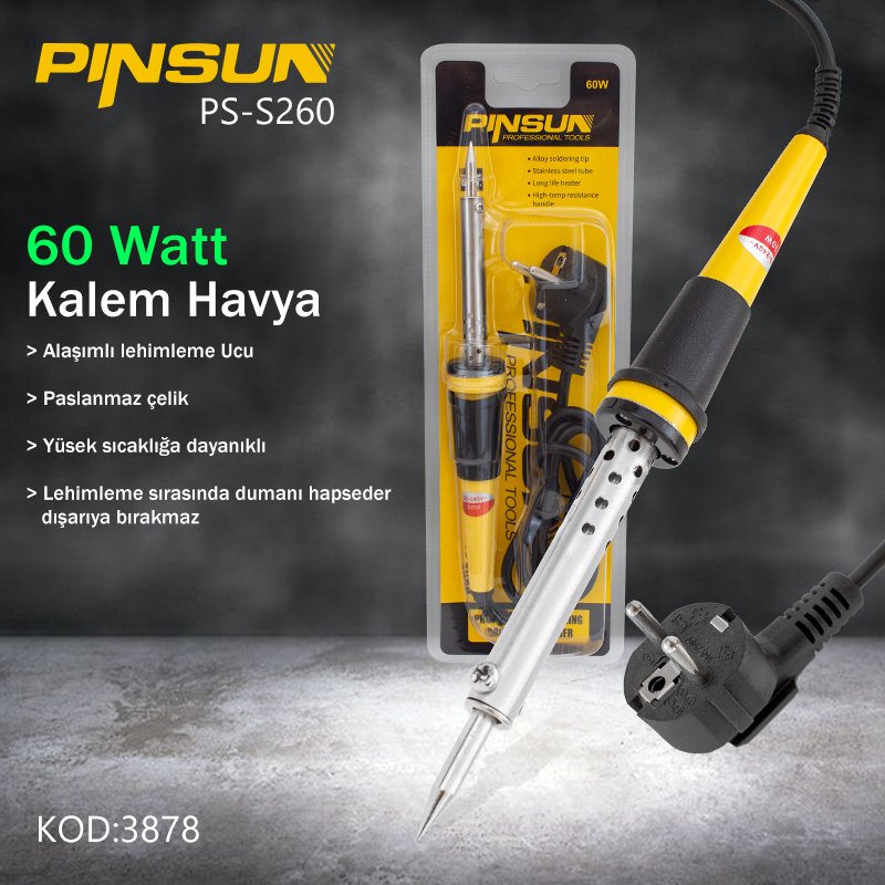 Pinsun PS-S260 60 Watt Kalem Havya