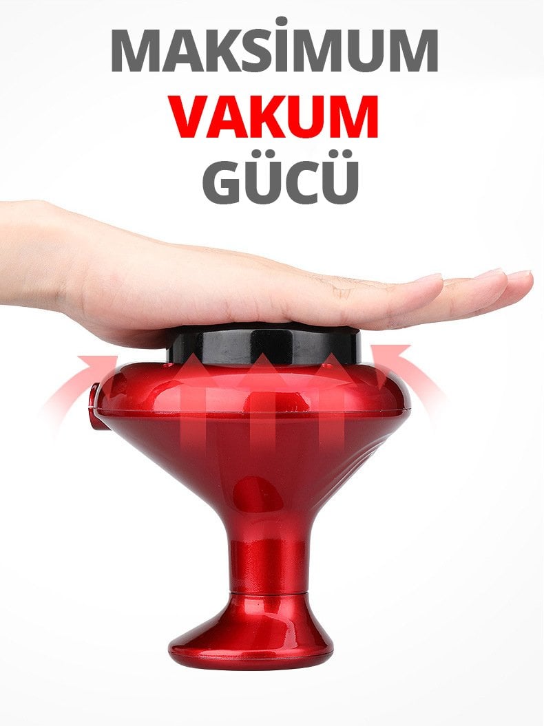 Premio Şarjlı El Tipi Vakumlu Masaj Aleti