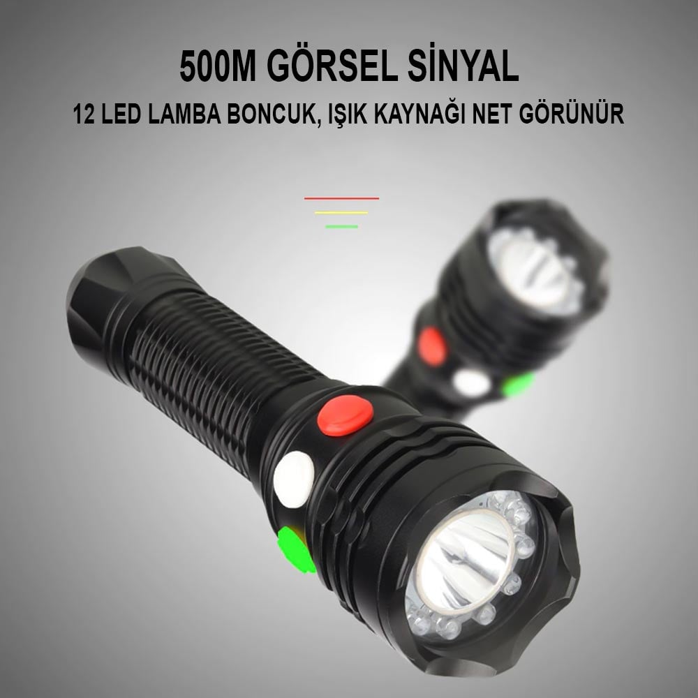  Şarj Edilebilir 3 Watt Ledli El Feneri