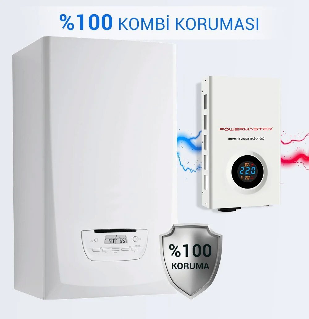 Powermaster Slim-2000 Otomatik 1200 Watt Voltaj Regülatörü