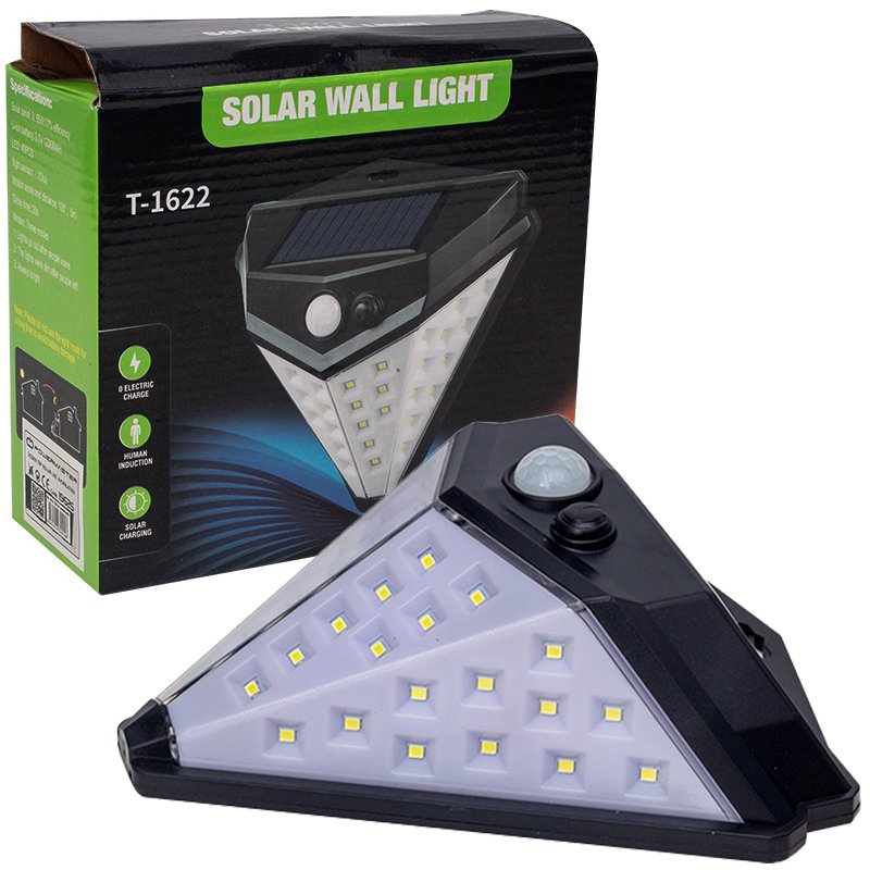  40 Led'li Solar Üçgen Tip Işıldak Fener T-1622