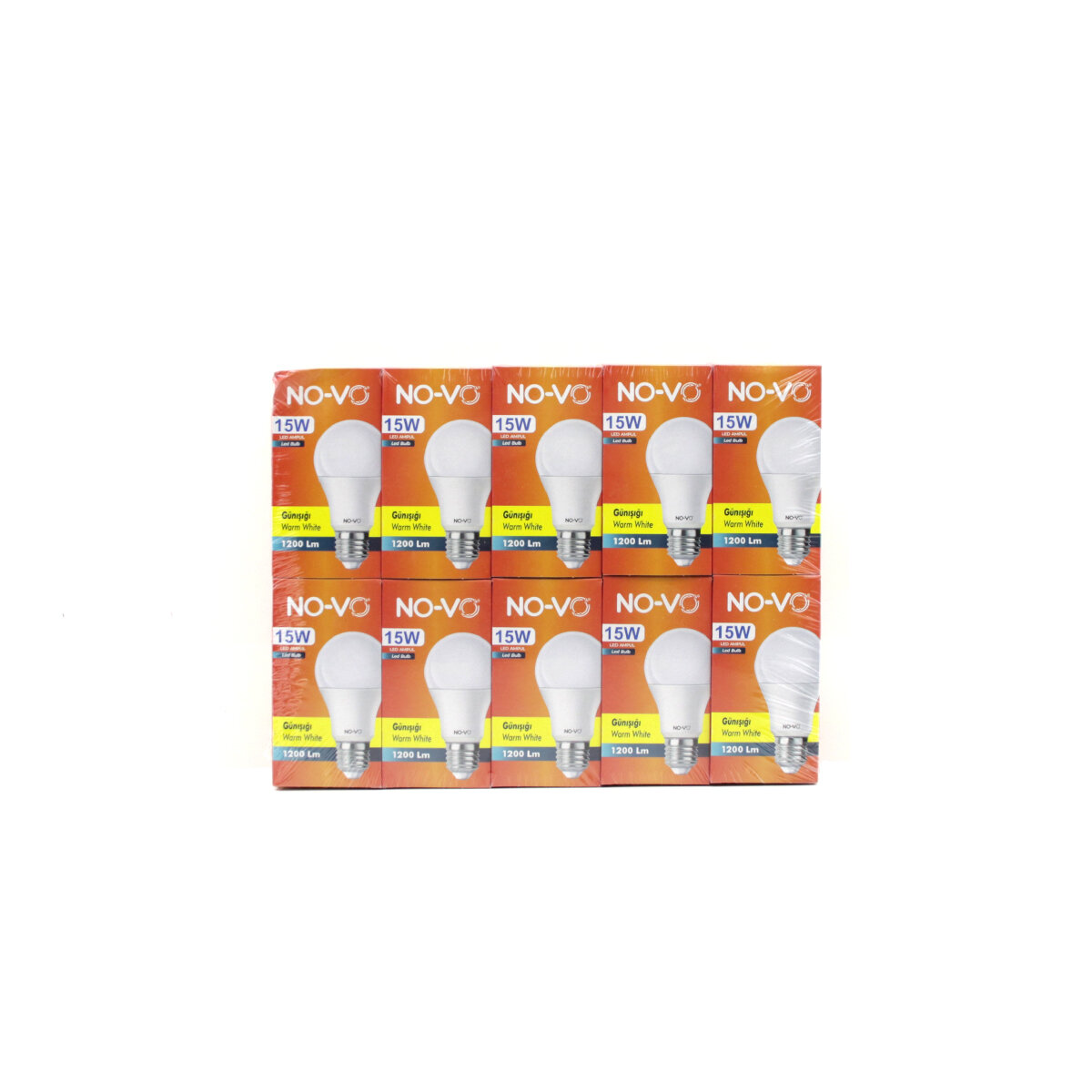 10 ADET 15W GÜN IŞIK LED AMPUL 1200LM 3000K 15.000 SAAT ÖMÜR