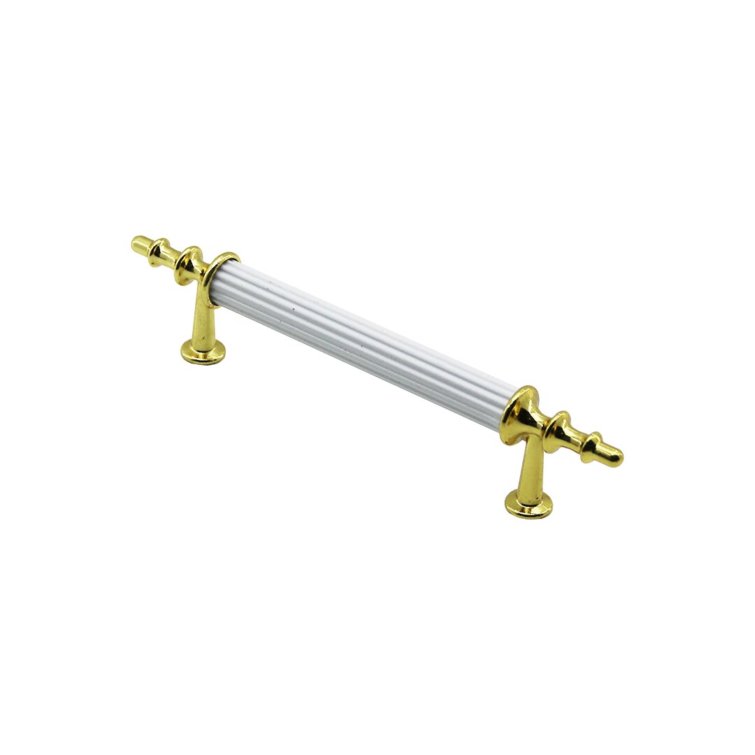 10 ADET BEYAZ - ALTIN BORU KULP 9.6CM