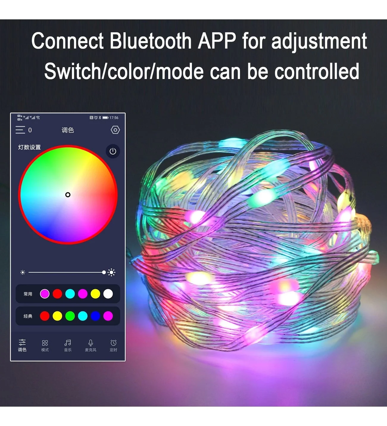 10 Metre, Led Şerit, Usb Bağlantılı, Kumandalı, Ambiyans Işığı SDR-LED-109