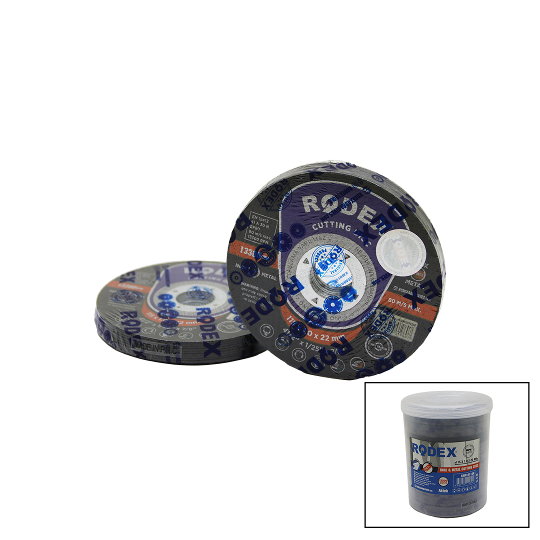 115MM X 1.0X22 İNOX METAL KESİCİ DİSK