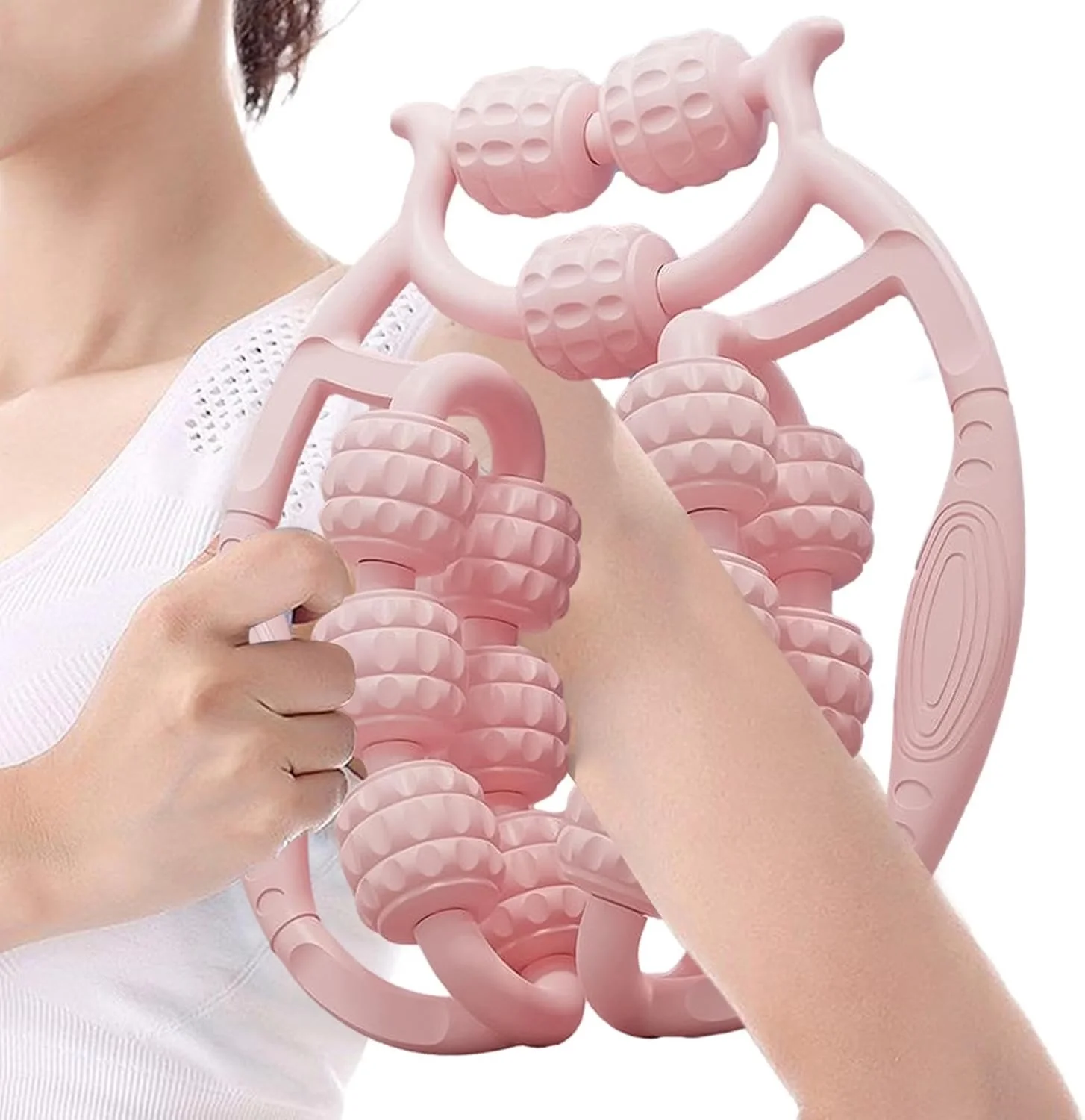 15 Tekerlekli Bacak Boyun Kol Masaj Aleti