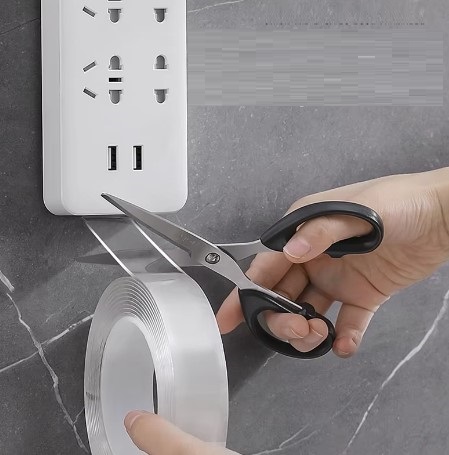 2 metre 2 cm Çift Taraflı Şeffaf Bant