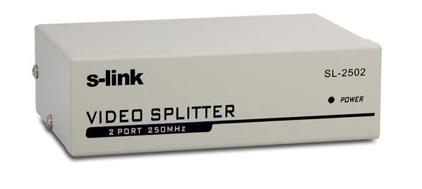 2 PORT VGA SPLITTER DAĞITICI 250MHZ - 1920X1080 SL-2502