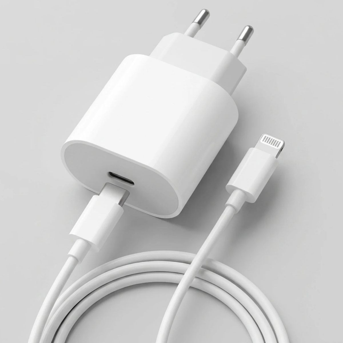 20W Hızlı Şarj Adaptörü USB-C to Lightning Kablolu – PD Destekli Süper Hızlı Şarj Cihazı