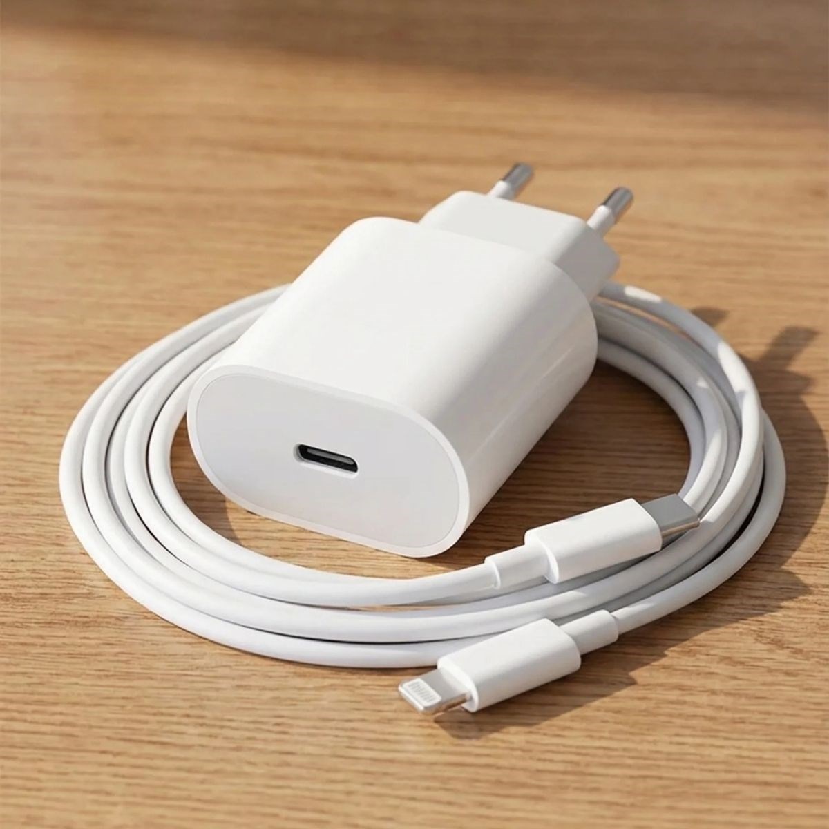 20W Hızlı Şarj Adaptörü USB-C to Lightning Kablolu – PD Destekli Süper Hızlı Şarj Cihazı