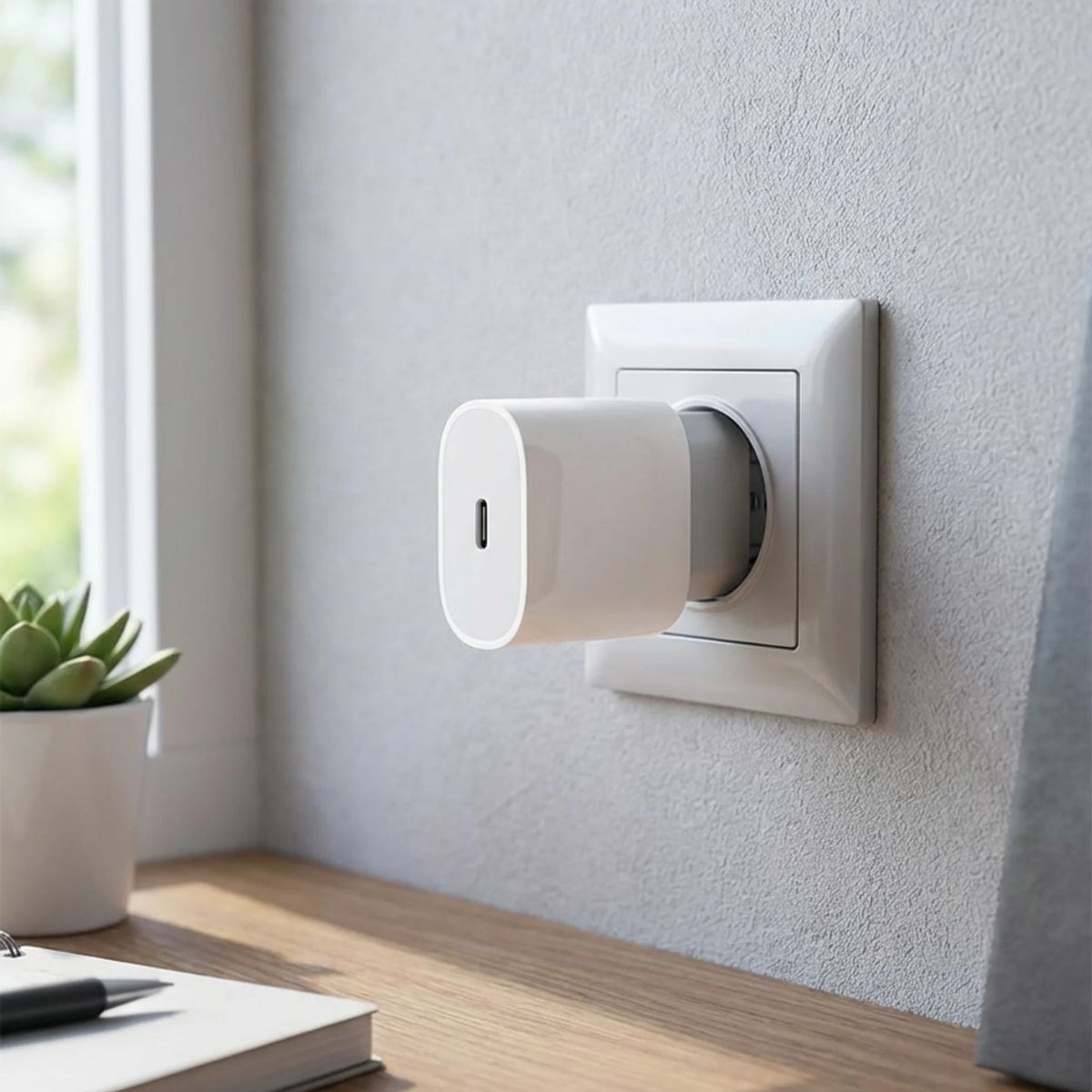 20W USB-C Hızlı Şarj Adaptörü – Power Delivery (PD) Destekli Güç Adaptörü, Güvenli Şarj Başlığı