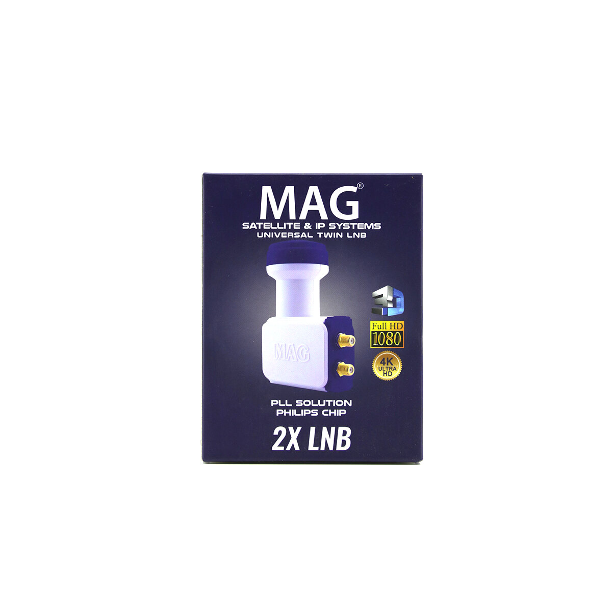 2Lİ UYDU LNB UNIVERSAL TWIN FULL HD - 3D - 0.1dB RLE-200