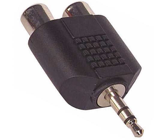 3.5 MM ST ERKEK / 2RCA DİŞİ ÇEVİRİCİ JACK