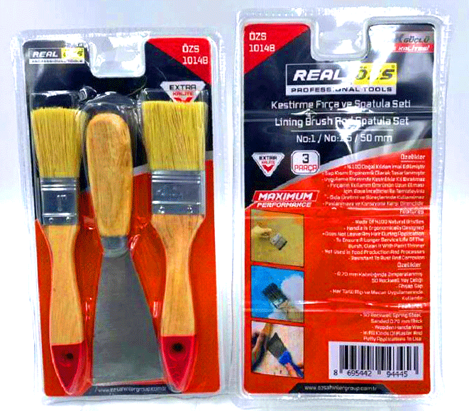 3 PARÇA  SPATULA50MM- KESTİRME FIRÇANO-1-1.5SETİ