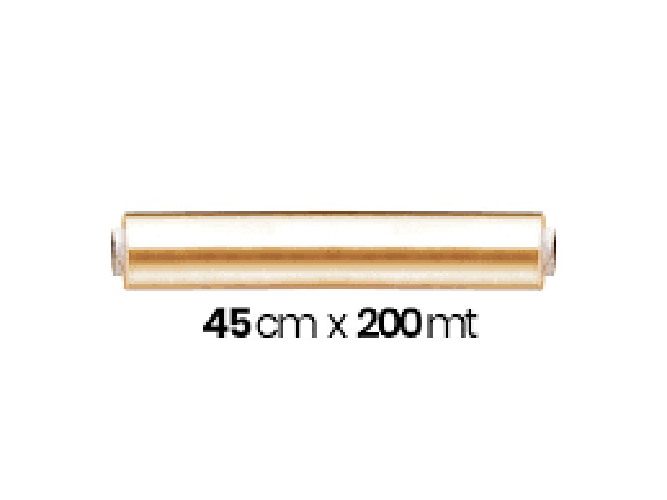 45CM X 200MT PVC GIDA STREÇ FİLM DÖKME