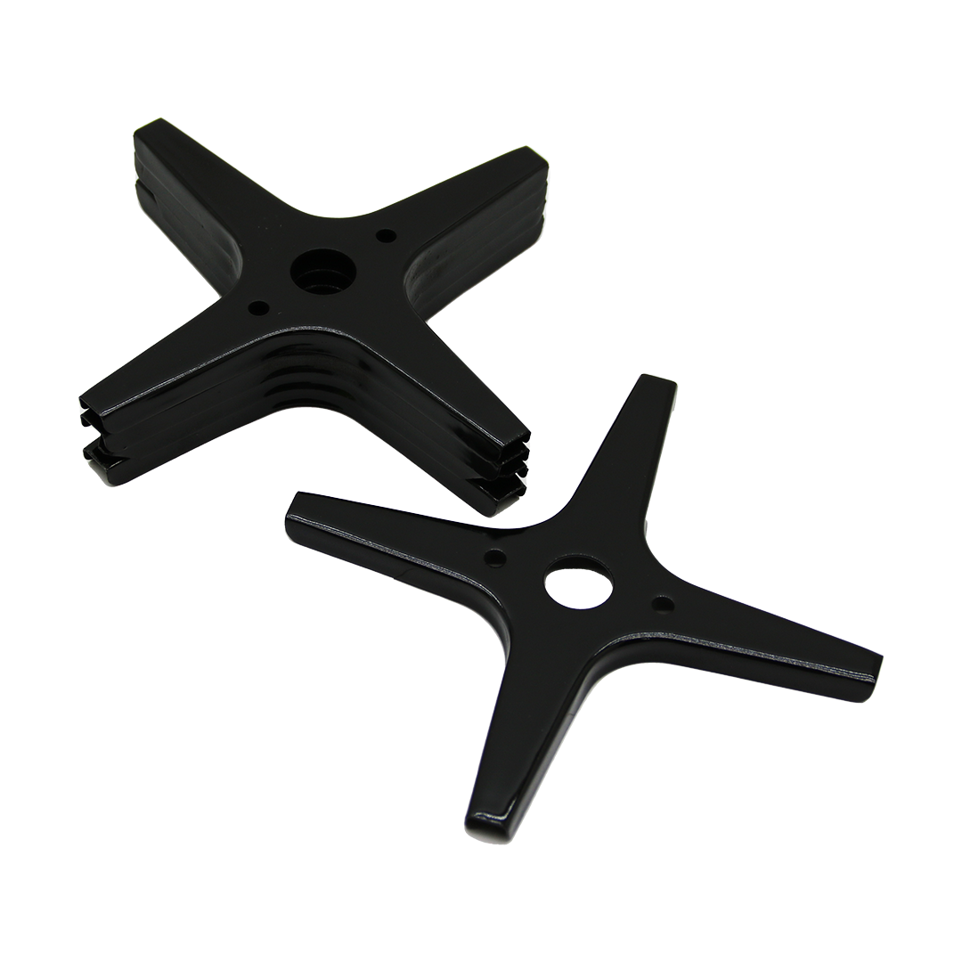 5 ADET SİYAH ARTI MODEL CEZVELİK OCAK KÜÇÜLTÜCÜ EMAYE