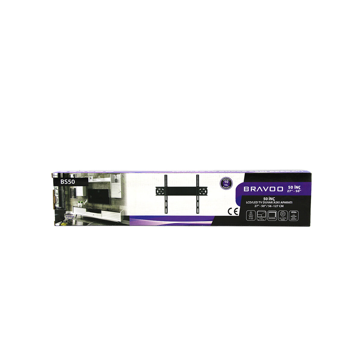 50 INC - 27 INC - 50 INC LCD LED SABİT TV ASKI APARATI 56X127CM BS-50