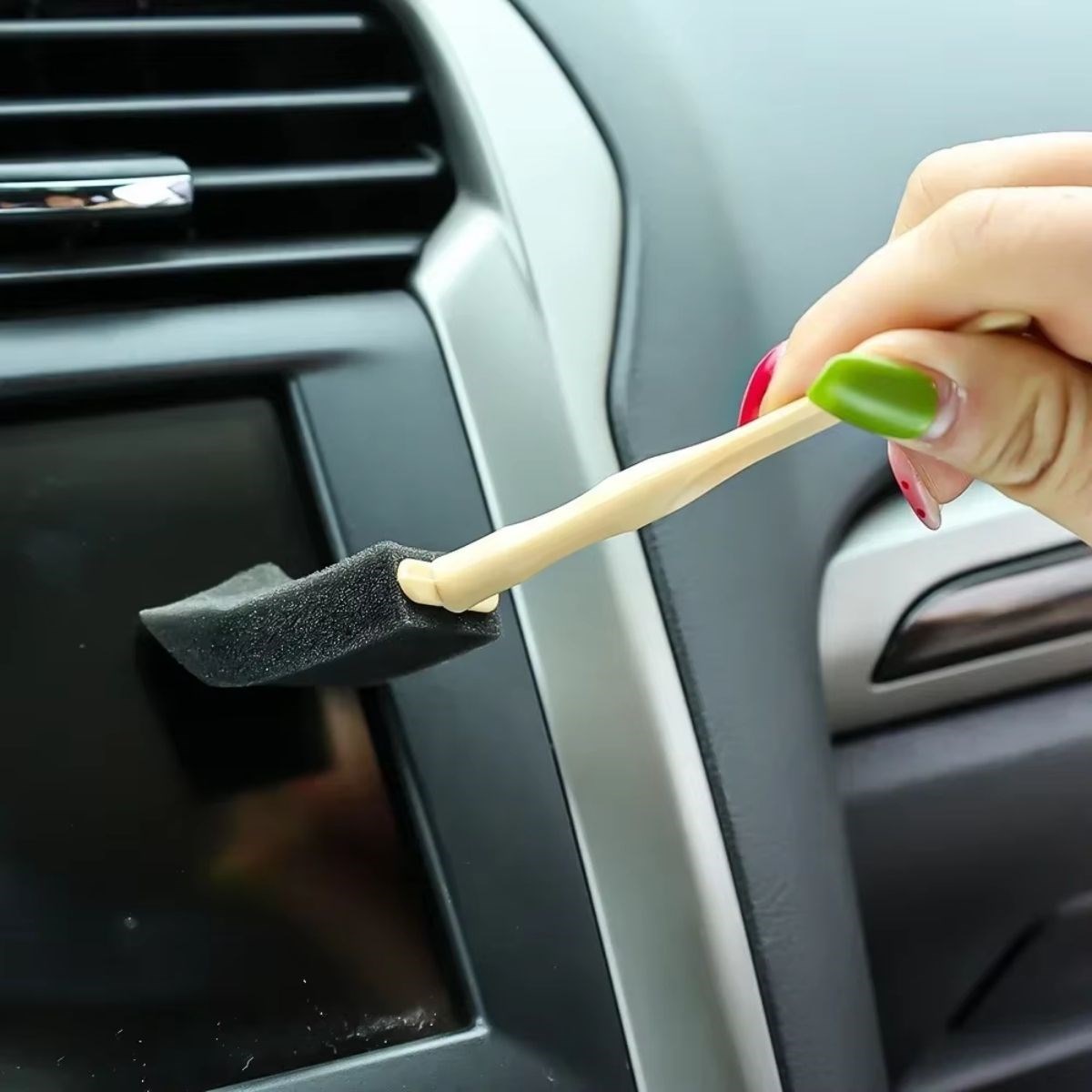 5'li Araba Havalandırma Temizleme Fırçaları Klima Çıkışları,Toz Alma&amp;Otomobil İçi Detaylı Mini Temizlik Aparatları