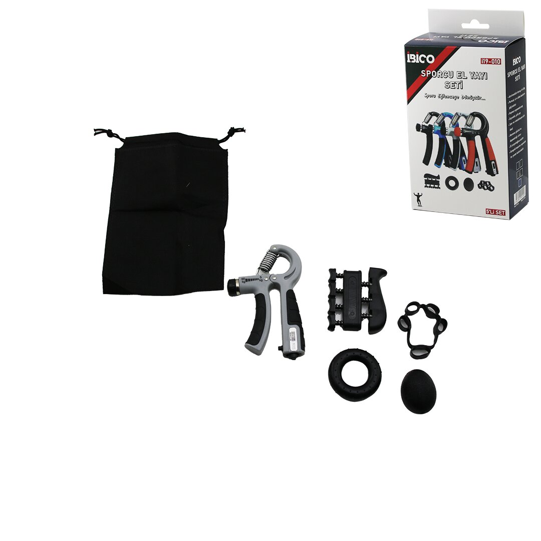 5PCS EL SPOR ALETLERİ SETİ EL YAYI - HALKA - YUMURTA - GEÇMELİ PARMAKLIK - YAYLI PARMAKLIK