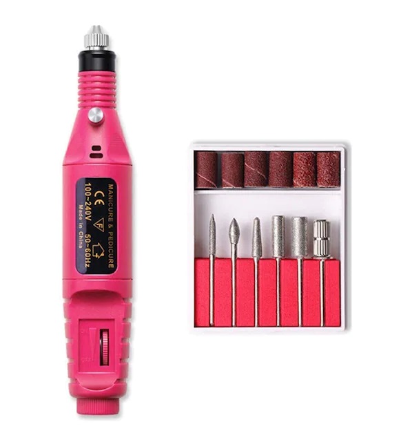 6 Uçlu Elektrikli Manikür Pedikür Seti ( 2000-300RPM HIZ )