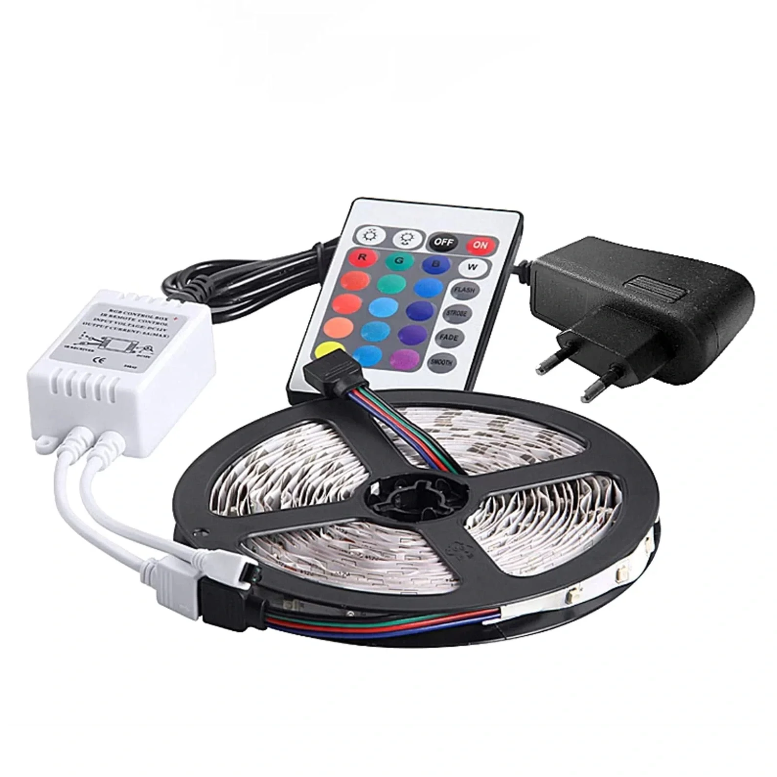 Atek Led Işık 5 Metre Şerit Led RGB Işıklı