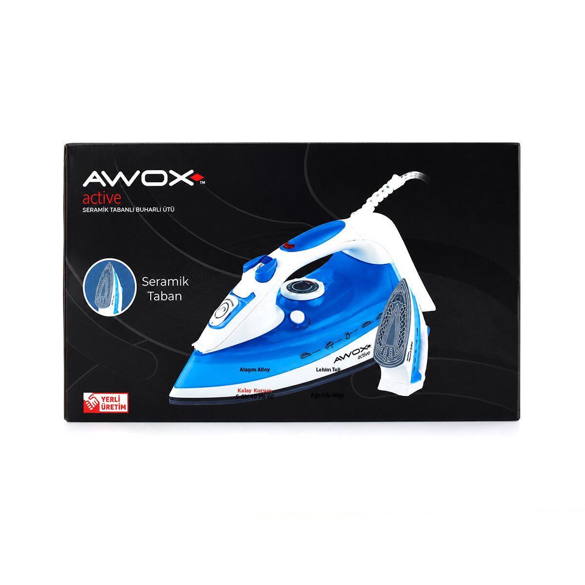 AWOX ACTİVE BUHARLI ÜTÜ 2600 WATT