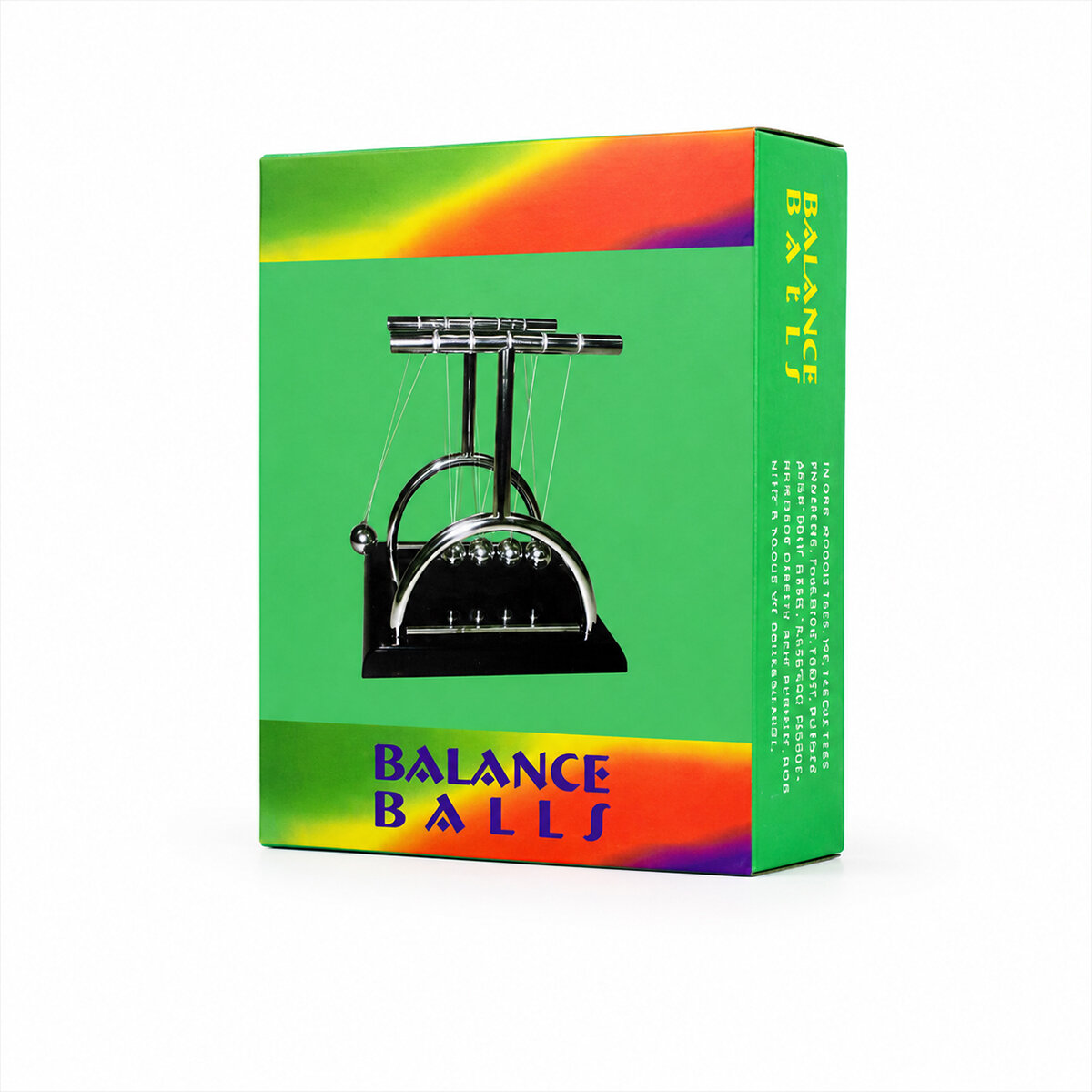 BALANCE BALLS BÜYÜK NEWTON - METAL DENGE TOPLARI MASA ÜSTÜ