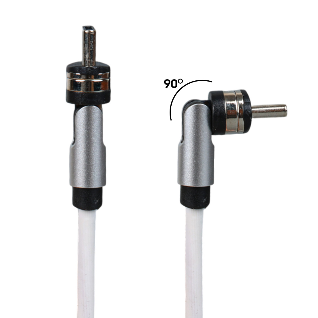 BEYAZ 3İN1 (TYPE C- LİGHTNİNG- MİCRO USB) MANYETİK UÇ TAŞINABİLİR ŞARJ KABLOSU