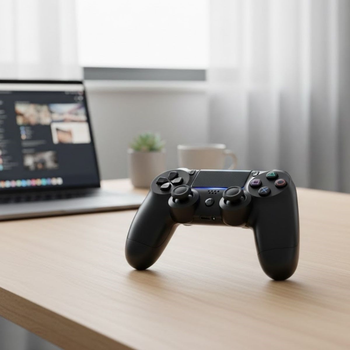 Bluetooth Kablosuz Gamepad – Ergonomik Tutuş, Hassas Analog Joystick, PC &amp; Mobil Uyumlu Oyun Kolu