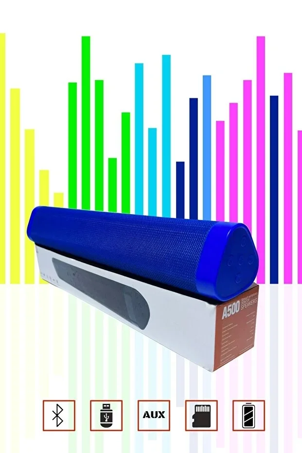 Bluetooth 5.0 Hoparlör Model A500 | Güçlü Bas ve Harika Sese Sahip Kablosuz Bluetooth Hoparlör