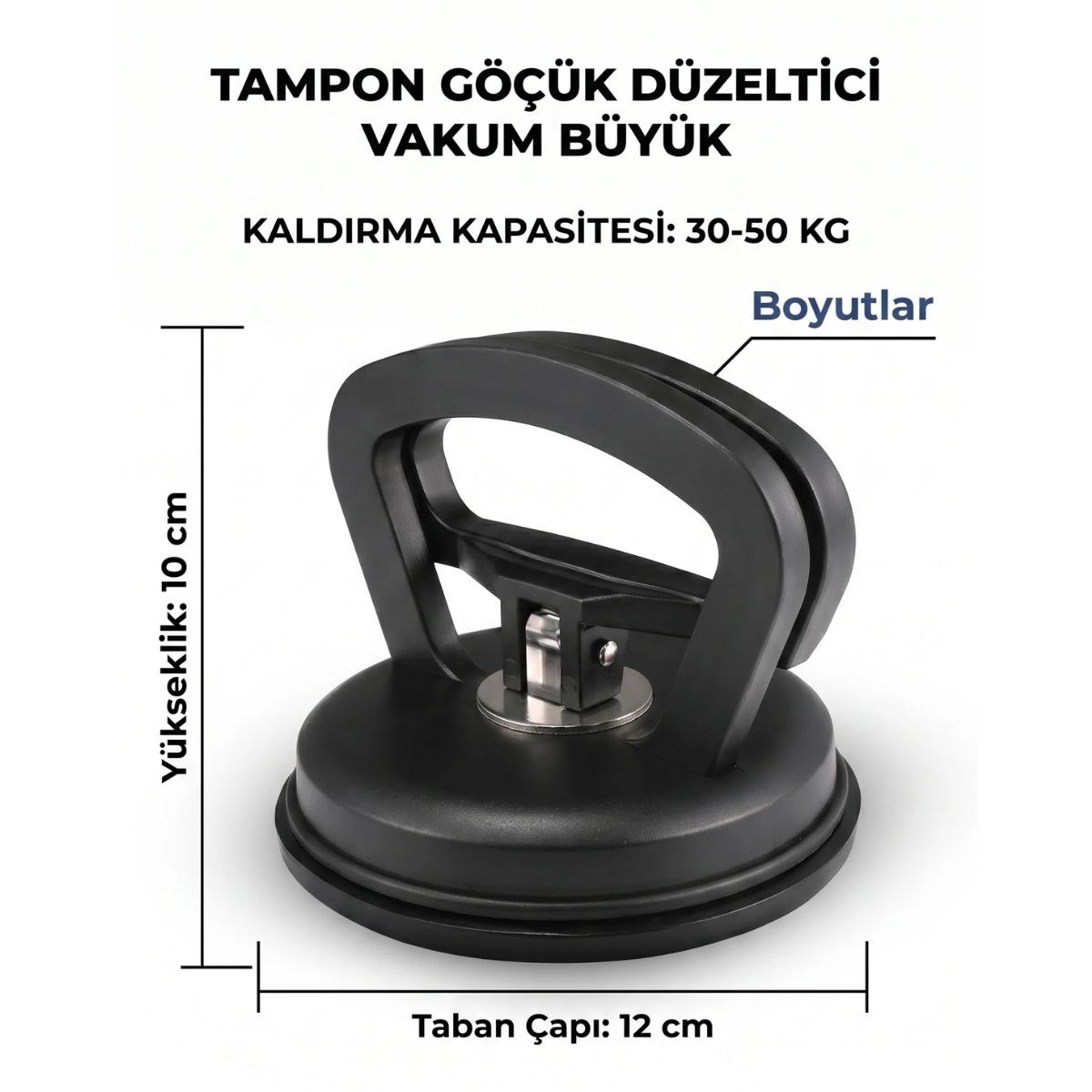 Büyük Boy Vakumlu Göçük Düzeltici ve Cam Taşıma Aparatı – Tampon Kaporta Ezik Düzeltici Pratik Oto Onarım Aleti