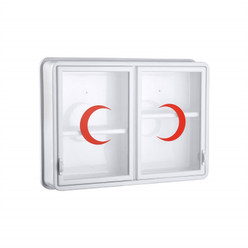 CAM 2 KAPAKLI ECZA DOLABI 35x49x10 cm