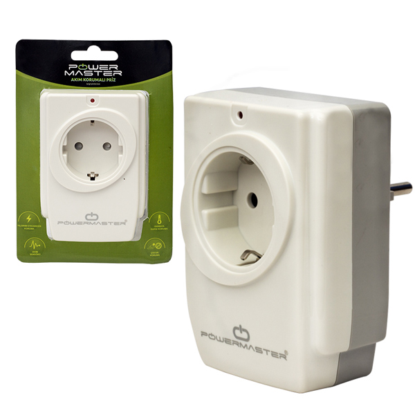 ÇOCUK KORUMALI AKIM KORUMALI TEKLİ PRİZ  (16A-3680W)