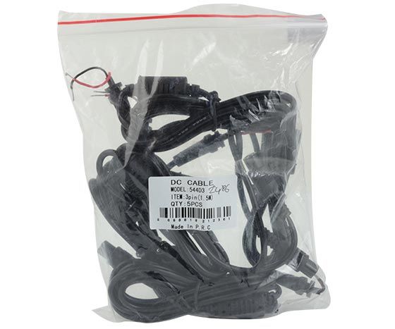 DC KABLO 1.5 METRE 3 PİNLİ DİŞİ (544D3)