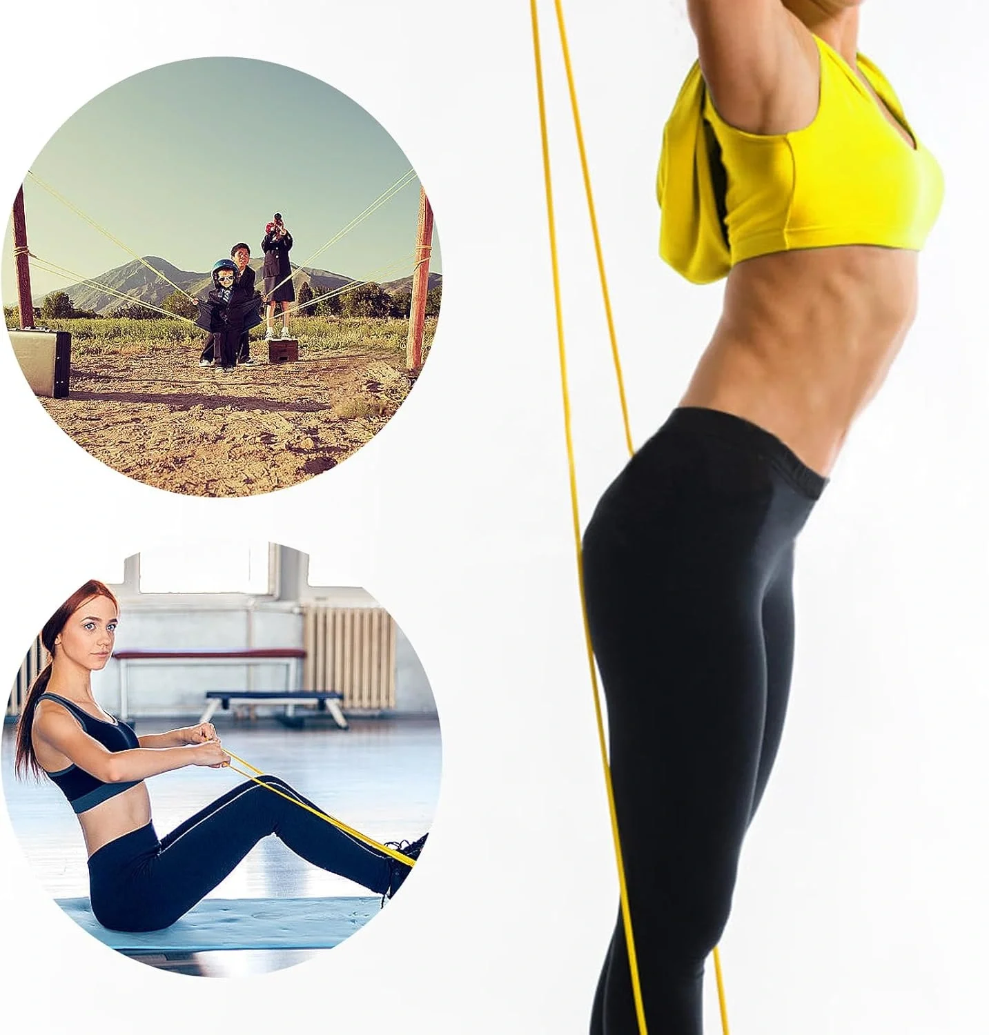 Direnç Bandı, Training Band, Sarı, 3-7 kg