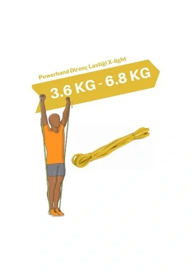 Direnç Bandı, Training Band, Sarı, 3-7 kg