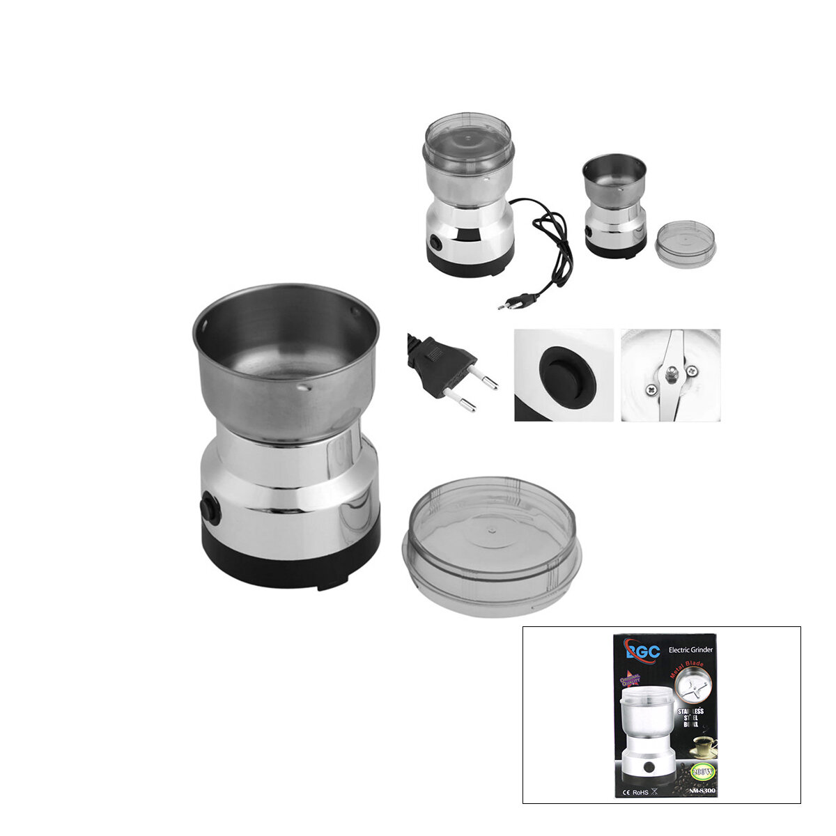 ELECTRİC GRİNDER PRATİK  ELEKTRİKLİ ÇELİK ÖĞÜTÜCÜ 630W - 50GR
