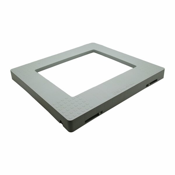 FRENLİ GRİ PLASTİK ÇEKSÜR 54x60x5 cm