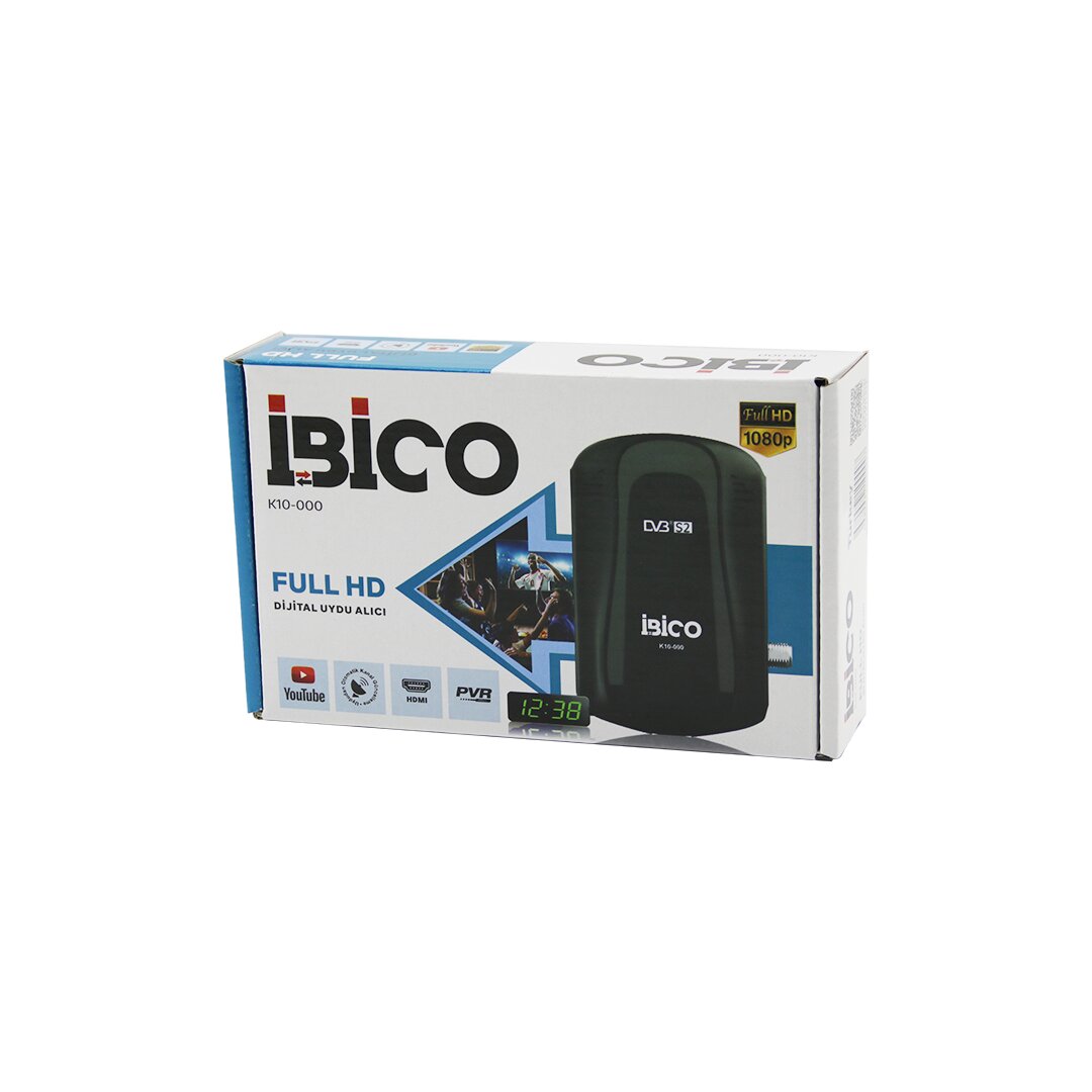 FULL HD DİJİTAL UYDU ALICISI HDMI - AV - Rs232 WİFİ - YOUTUBE 1080P OTOMATİK KANAL GÜNCELLEME K10-000