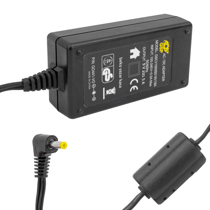 FULLY Q-1612G  9 VOLT - 5 AMPER YAZAR KASA/ POS MAKİNESİ MASAÜSTÜ ADAPTÖR 4.0*1.7 MM UÇLU (81)
