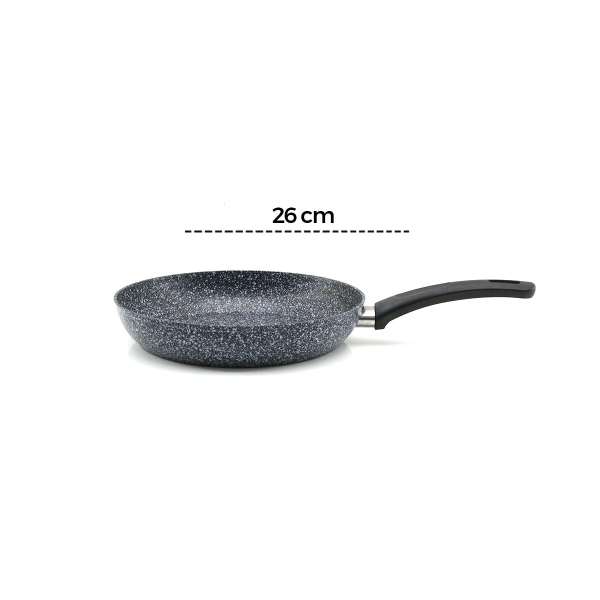 GRİ 7 PARÇA GRANİT TENCERE - TAVA SETİ 20-24CM DERİN - 27CM BASIK CAM KAPAK TENCERE - 26CM TAVA