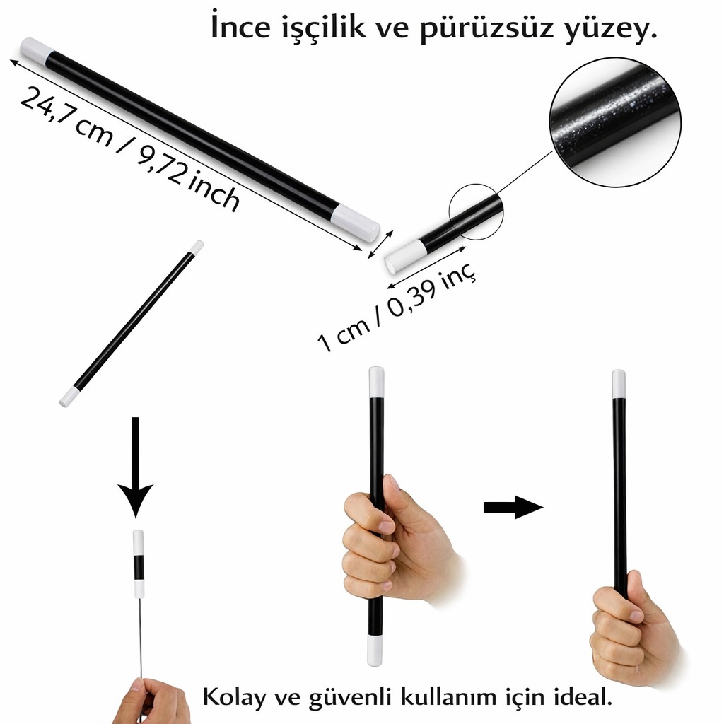 Hareket Eden Sihirli Değnek Çubuk 24 cm