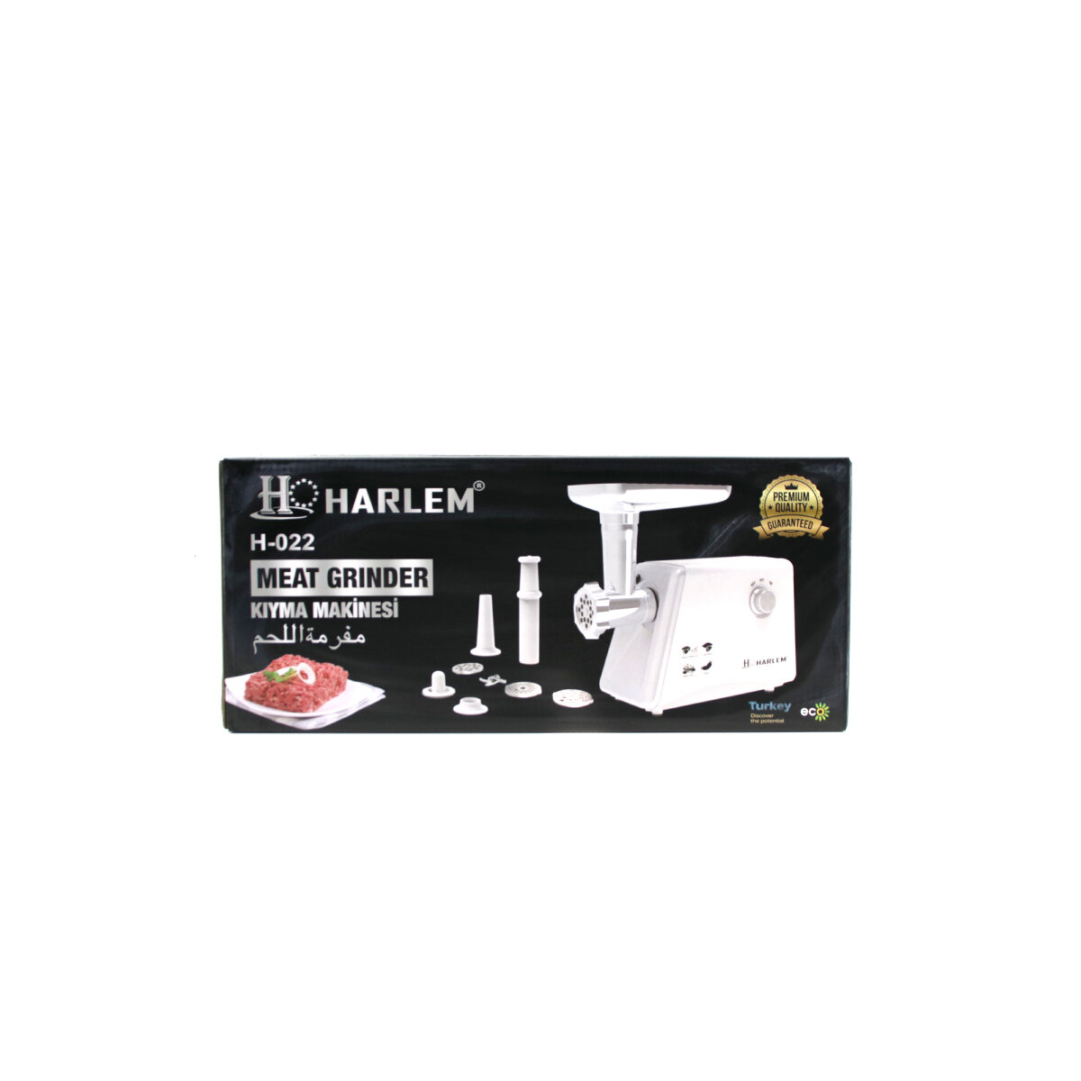 HARLEM GURME H-020-022 BEYAZ ELEKTRİKLİ ET KIYMA MAKİNESİ 2200W