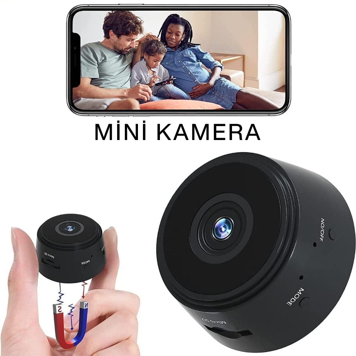 HD MİNİ KAMERA ŞARJLI HS-315